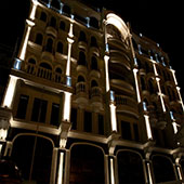 Архитектурное светодиодное оформление фасадов в Москве  
