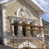 Облицовка коттеджа кирпичом