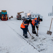 Уборка железной дороги