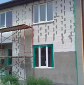 Наружная штукатурка дома